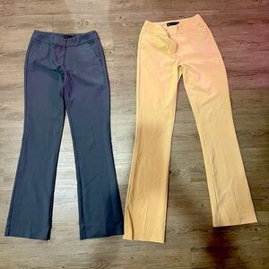 SET OF 2 slacks- gray and khaki